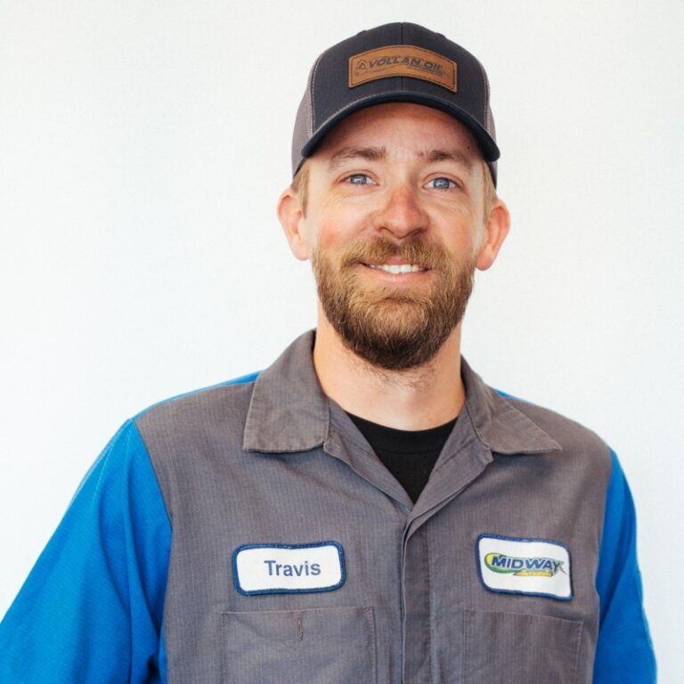 Portrait of Travis Schreurs for Vollan Oil.